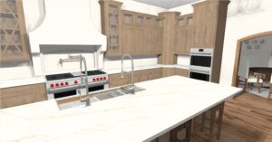 CAD Drawing - Kitchen Range Remodel