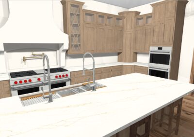 CAD Drawing - Kitchen Range Remodel